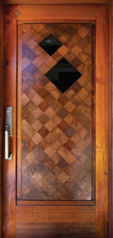 Herringbone Door